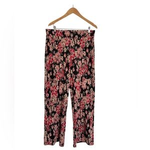 Free People L Floral Pants